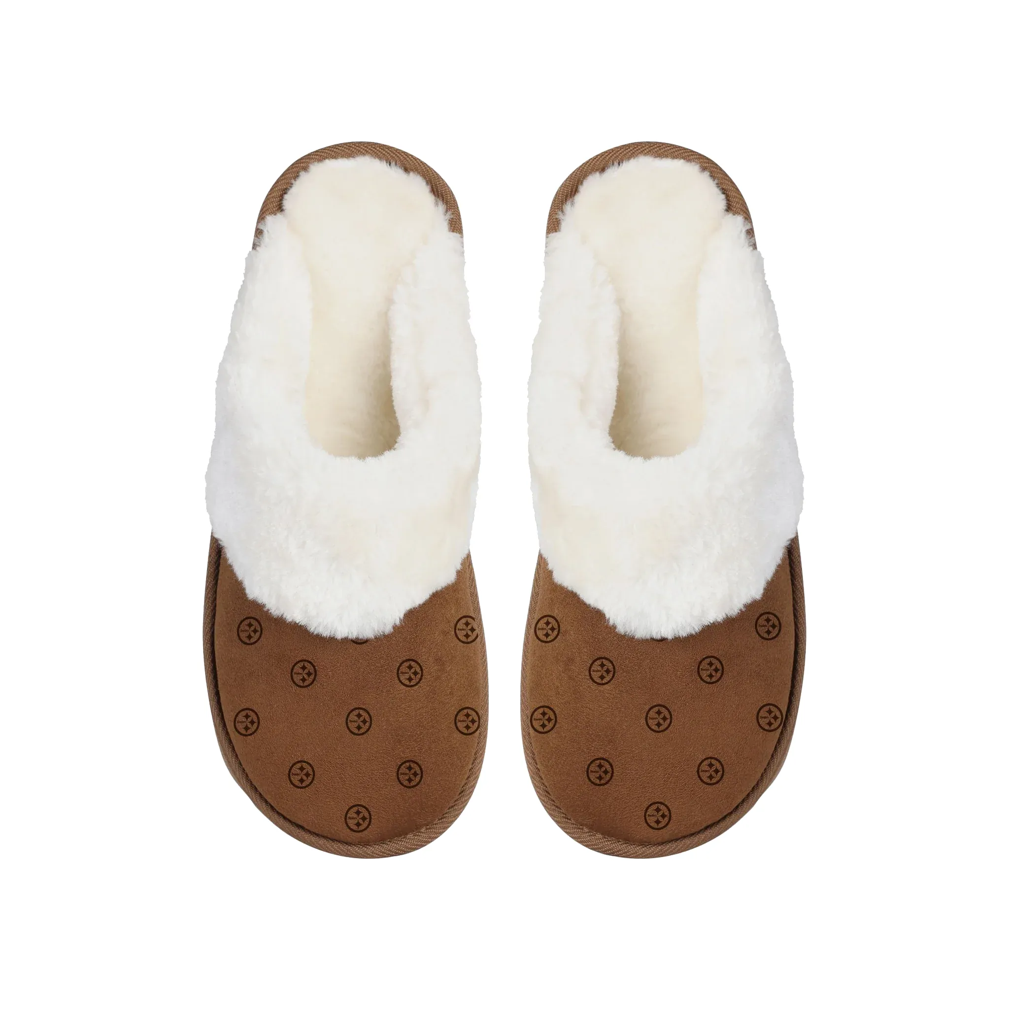 Pittsburgh Steelers Women's Repeat Logo Moccasin Slipper