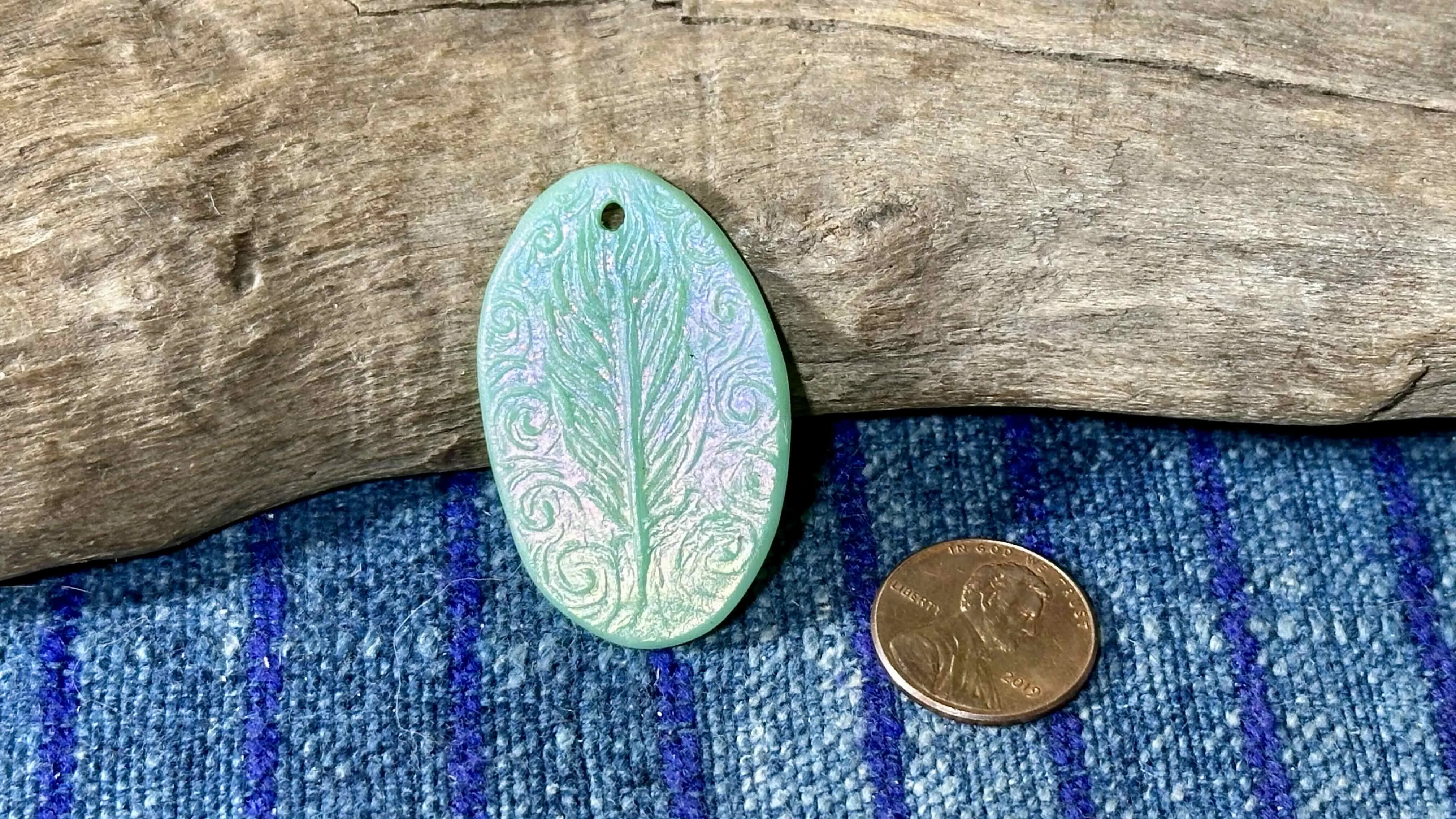Polymer Clay Pendant by Andrew Thornton