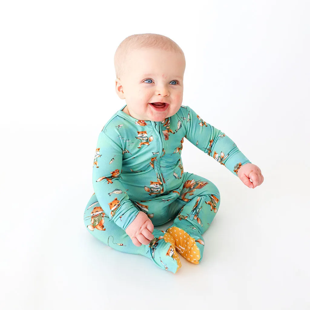 Posh Peanut Arlo Footie with Zipper