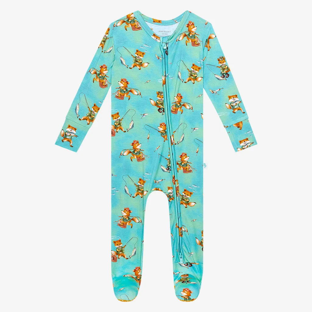 Posh Peanut Arlo Footie with Zipper