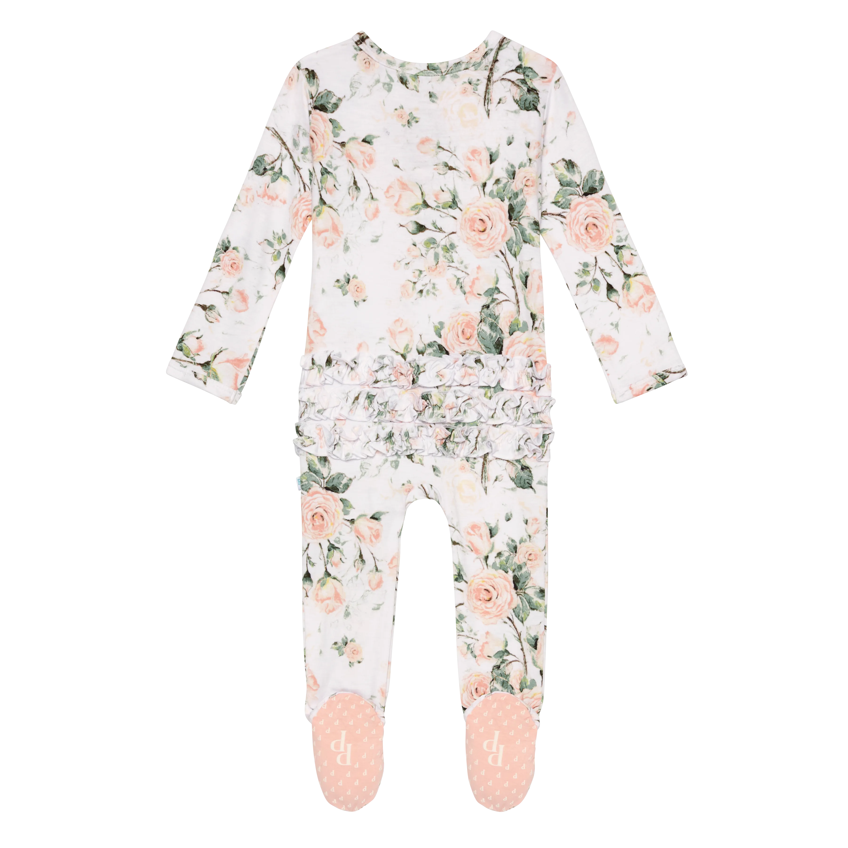 Posh Peanut Delilah Ruffled Snap Footie