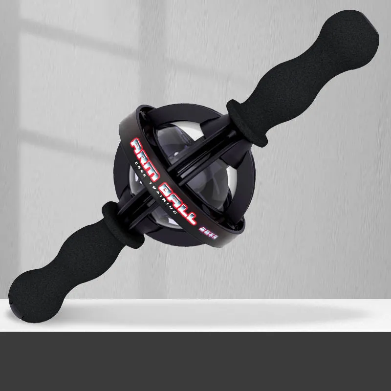 Premium Arm Strength Exerciser – Gyroscope Forearm Trainer with LED Light – Core Trainer for Home Gym Fitness – Powerball Arm Ball with Pull Rope Start, 200KG Resistance