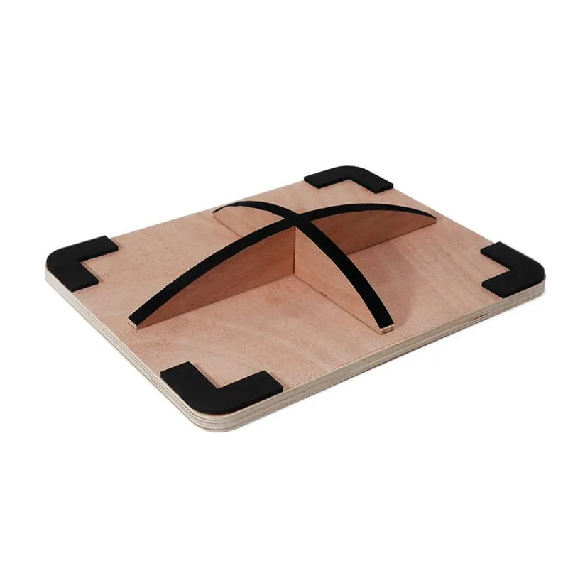 Premium Balance Board - 360° Wobble Trainer for Core Stability, Focus & Posture, Anti-Slip, Rubber Bottom for Safe & Silent Workout, Full Body Exercise for Home Gym & Office Use, Solid Wood Construction