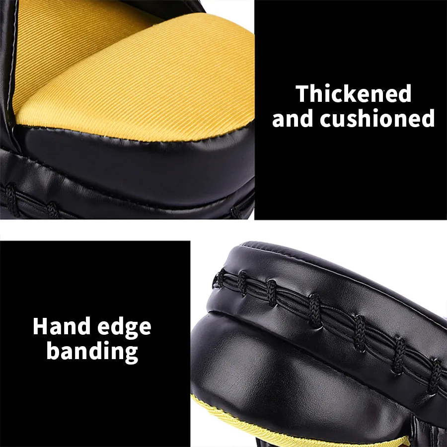 Premium Boxing Hand Target Mitt – High Quality Punch Focus Pad for Muay Thai, Kickboxing, Sanda, Karate Training, Thickened Five-Finger Design for Enhanced Punch Absorption