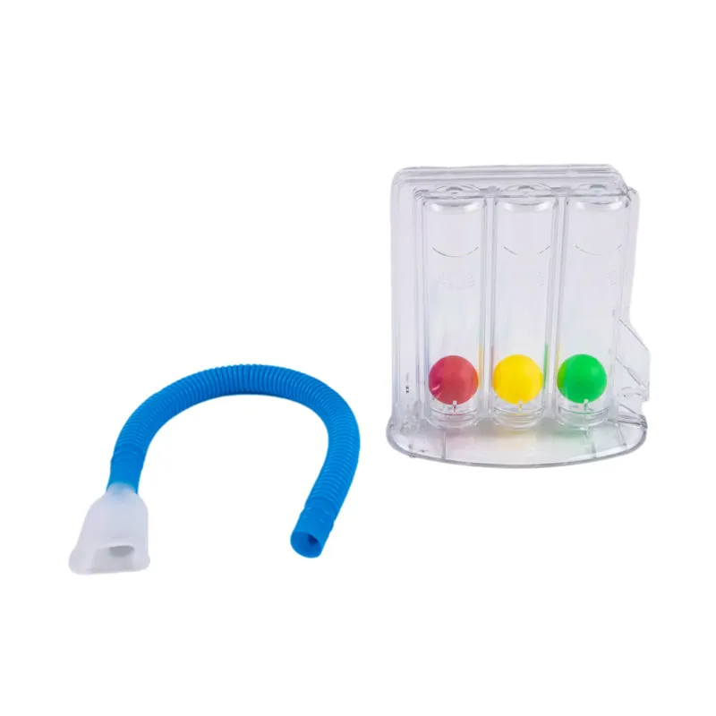Premium Breathing Exerciser – 3-Ball Lung Function Trainer for Respiratory Health, Improve Lung Capacity & Prevent Mucus Build-Up, Stress Relief & Deep Breathing Practice