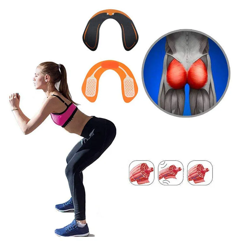 Premium EMS Muscle Stimulator Abdominal Hip Trainer with LCD Display | USB Rechargeable Fitness Toner for Body Slimming & Waist Training at Home Gym