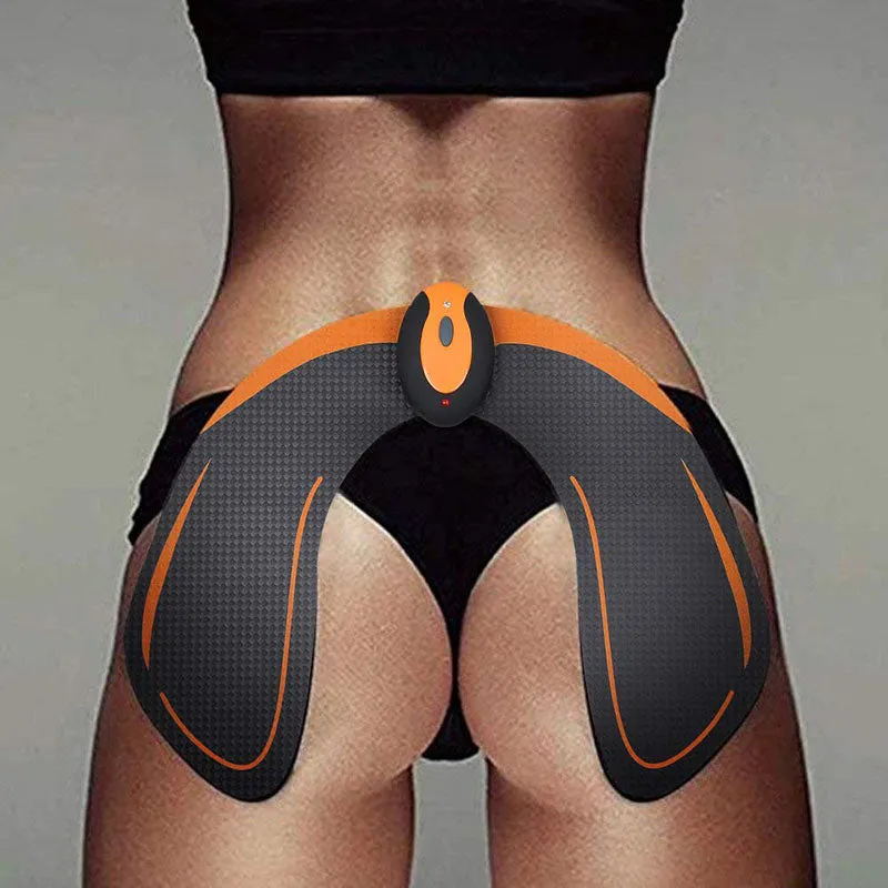 Premium EMS Muscle Stimulator Abdominal Hip Trainer with LCD Display | USB Rechargeable Fitness Toner for Body Slimming & Waist Training at Home Gym