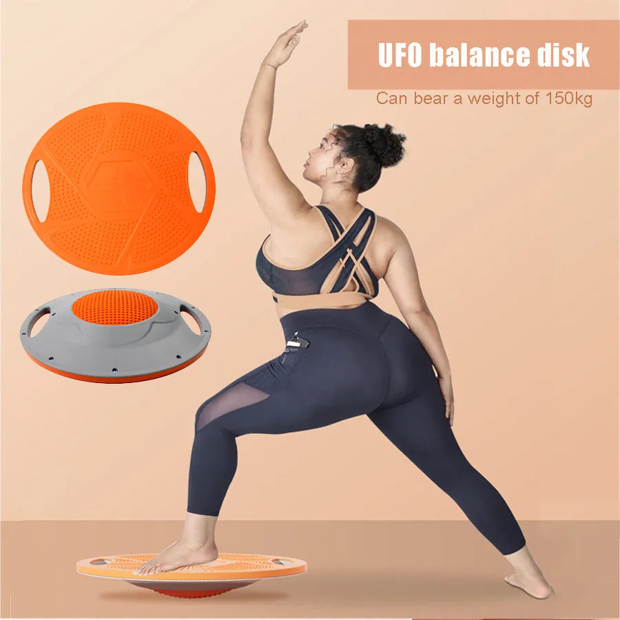 Premium Portable Balance Board - 360° Skid-Proof Wobble Trainer for Core Stability, Yoga, Cardio & Balance Exercises, Adjustable Incline, Lightweight & Compact Design for Home Gym, Fitness & Rehabilitation