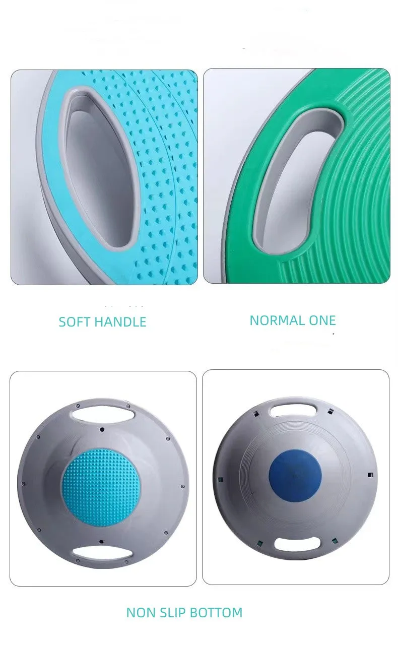Premium Portable Balance Board - 360° Skid-Proof Wobble Trainer for Core Stability, Yoga, Cardio & Balance Exercises, Adjustable Incline, Lightweight & Compact Design for Home Gym, Fitness & Rehabilitation