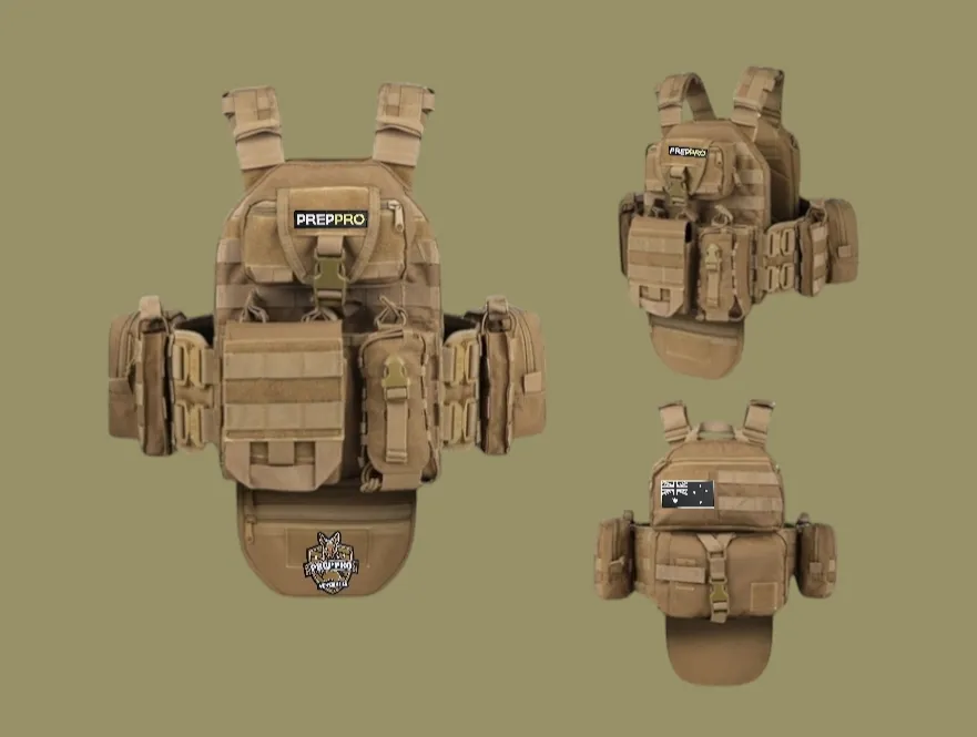 PrepPro- ECHO - Tactical Plate Carrier Vest – Built for Tough Australian Conditions