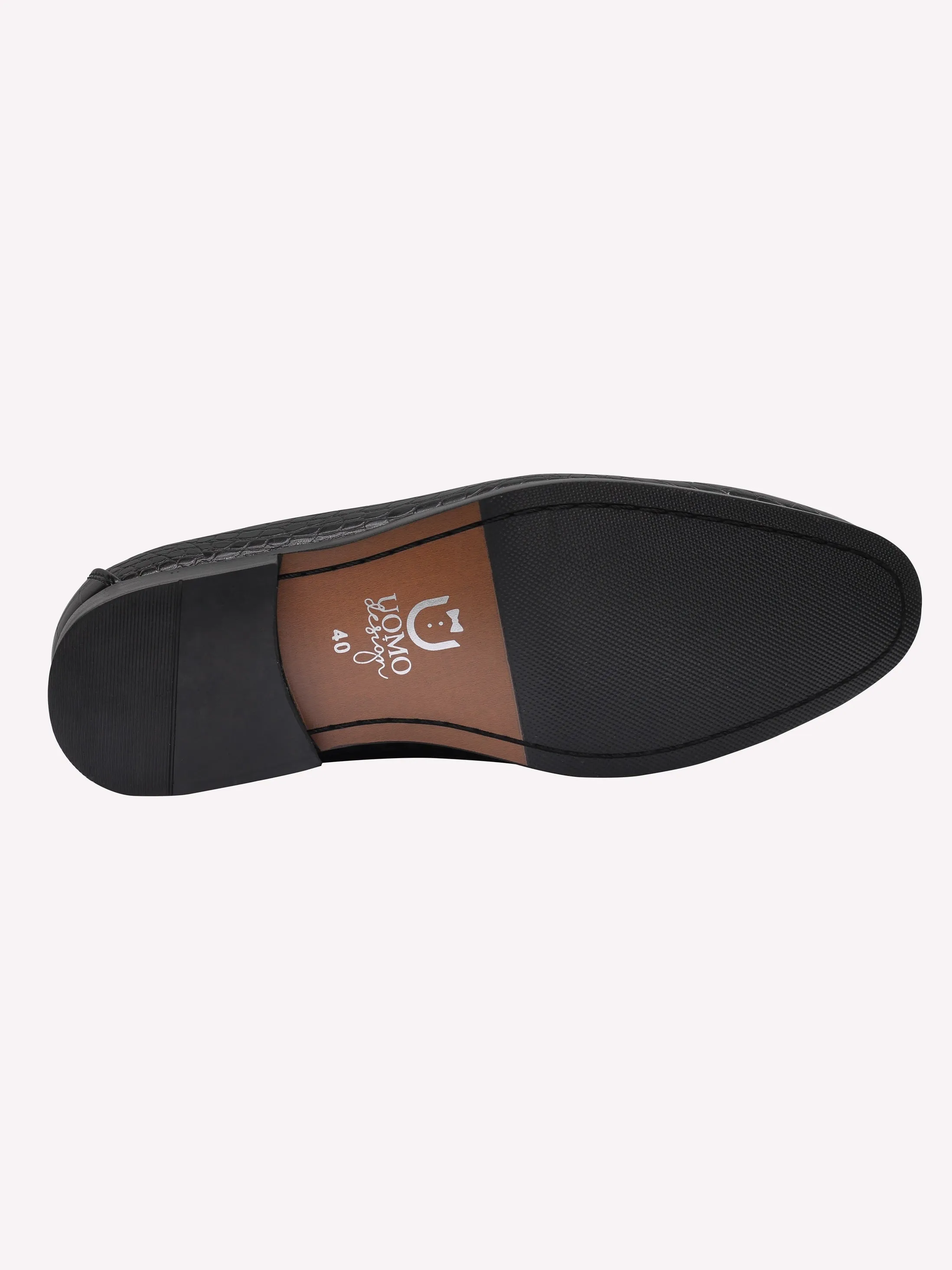 PRINTED PENNY LOAFERS