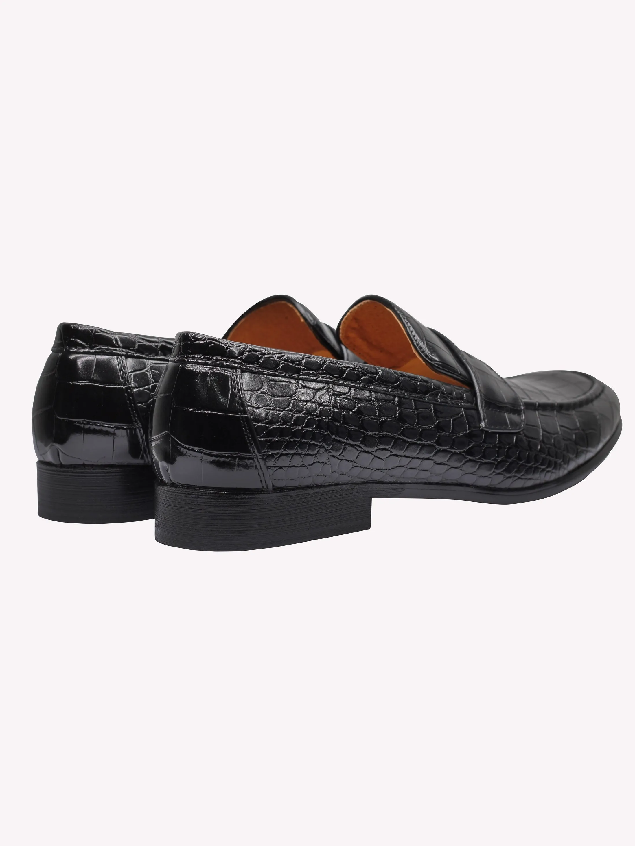 PRINTED PENNY LOAFERS
