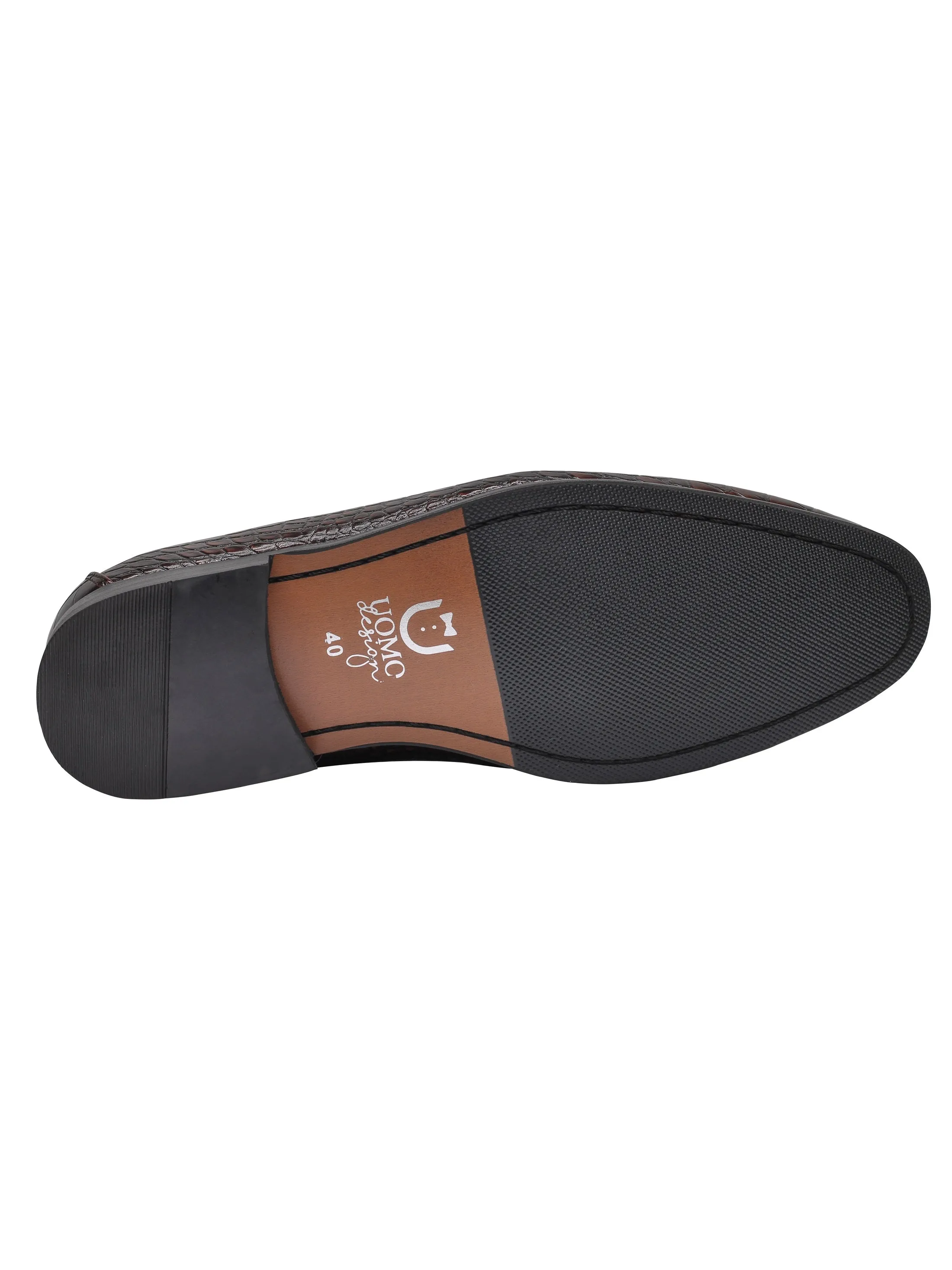 PRINTED PENNY LOAFERS
