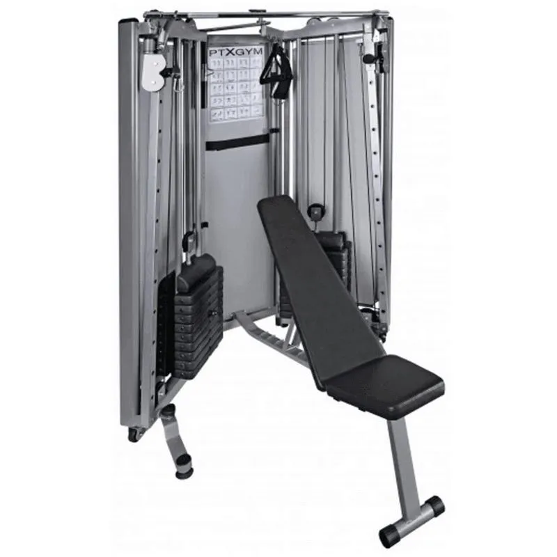 PTX Gym Folding Functional Trainer Compact and Portable Home Gym