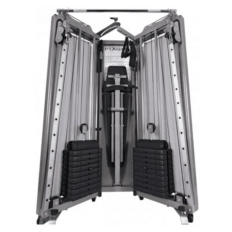 PTX Gym Folding Functional Trainer Compact and Portable Home Gym