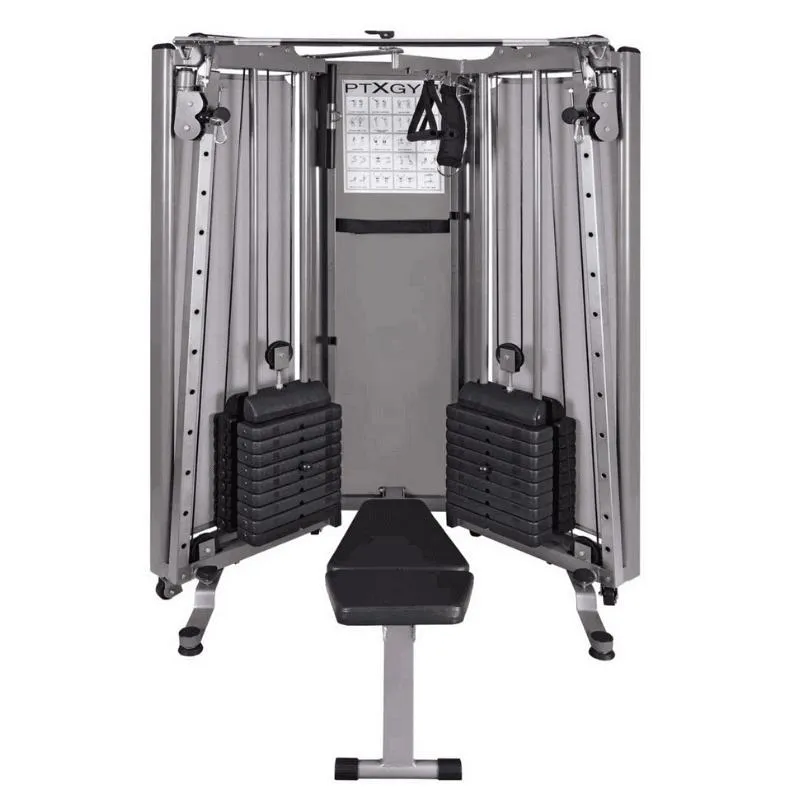 PTX Gym Folding Functional Trainer Compact and Portable Home Gym
