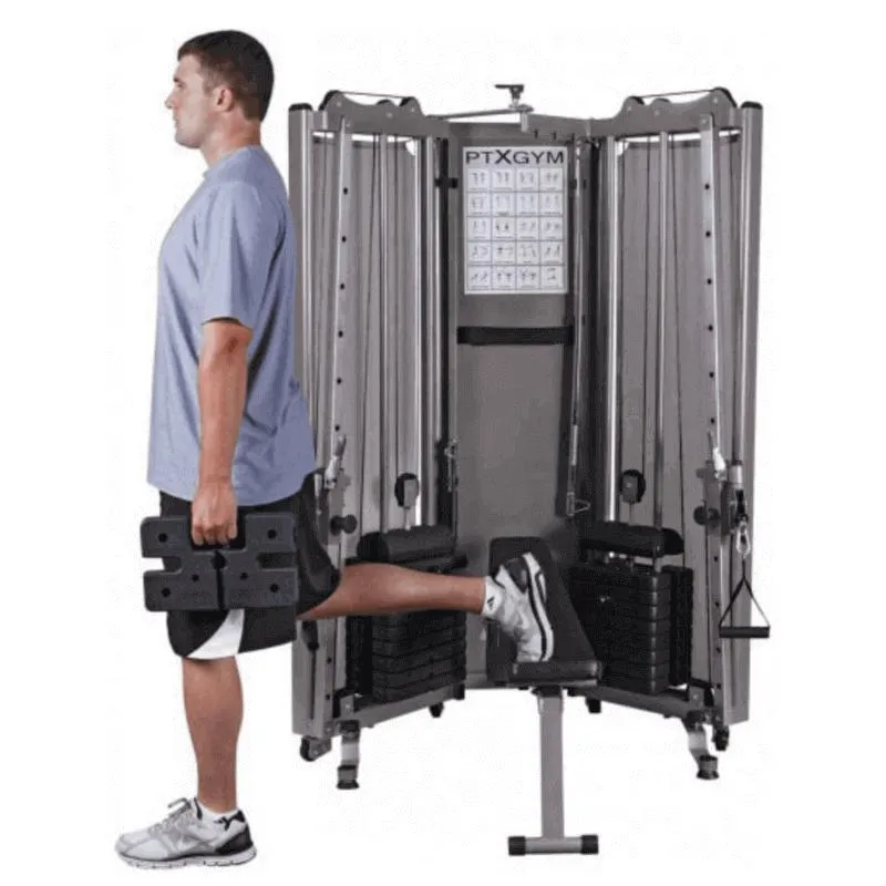 PTX Gym Folding Functional Trainer Compact and Portable Home Gym