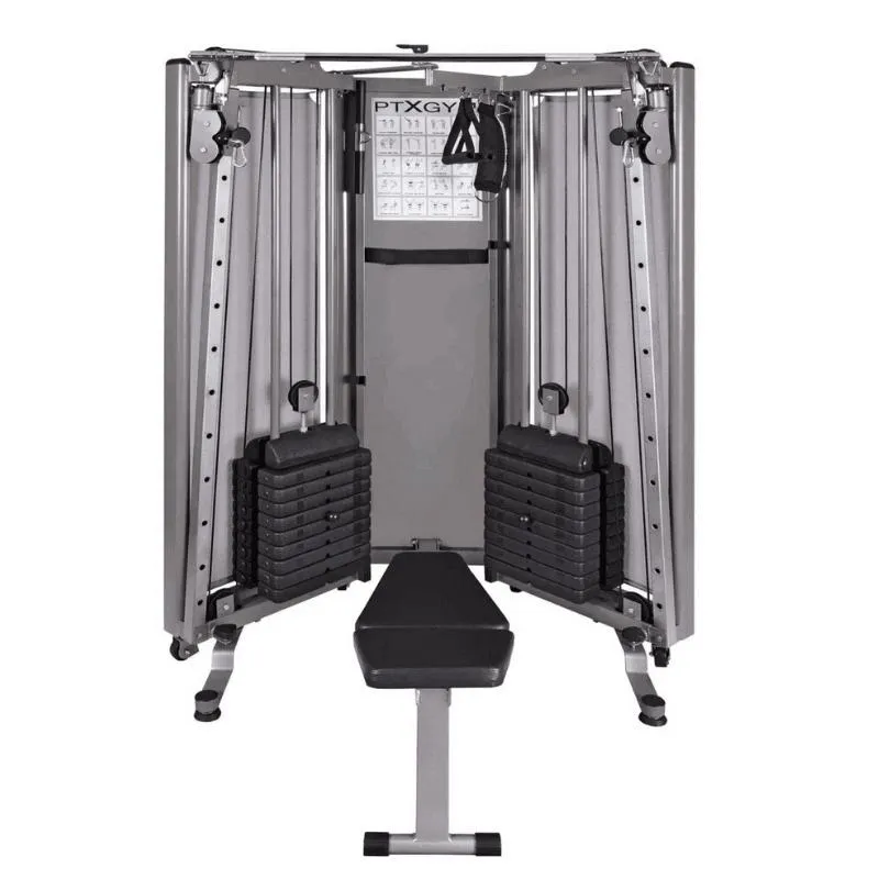 PTX Gym Folding Functional Trainer Compact and Portable Home Gym