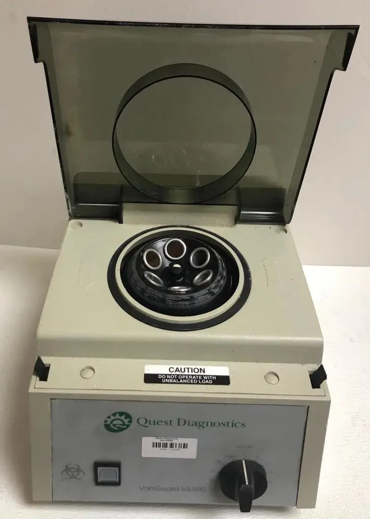 Quest Diagnostics VanGaurd V6500 TableTop Centrifuge With Timer | KMCE-342