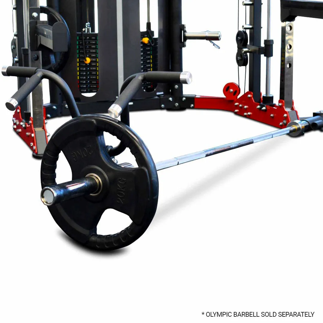 Reeplex CBT-PN Multi Station Gym   FID Bench   100kg Olympic Rubber Weight Plates