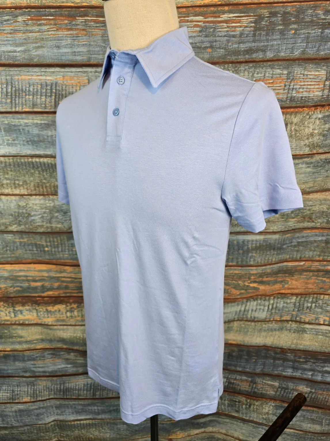Remus Uomo Regular Fit Tencel Short-Sleeve Polo Shirt