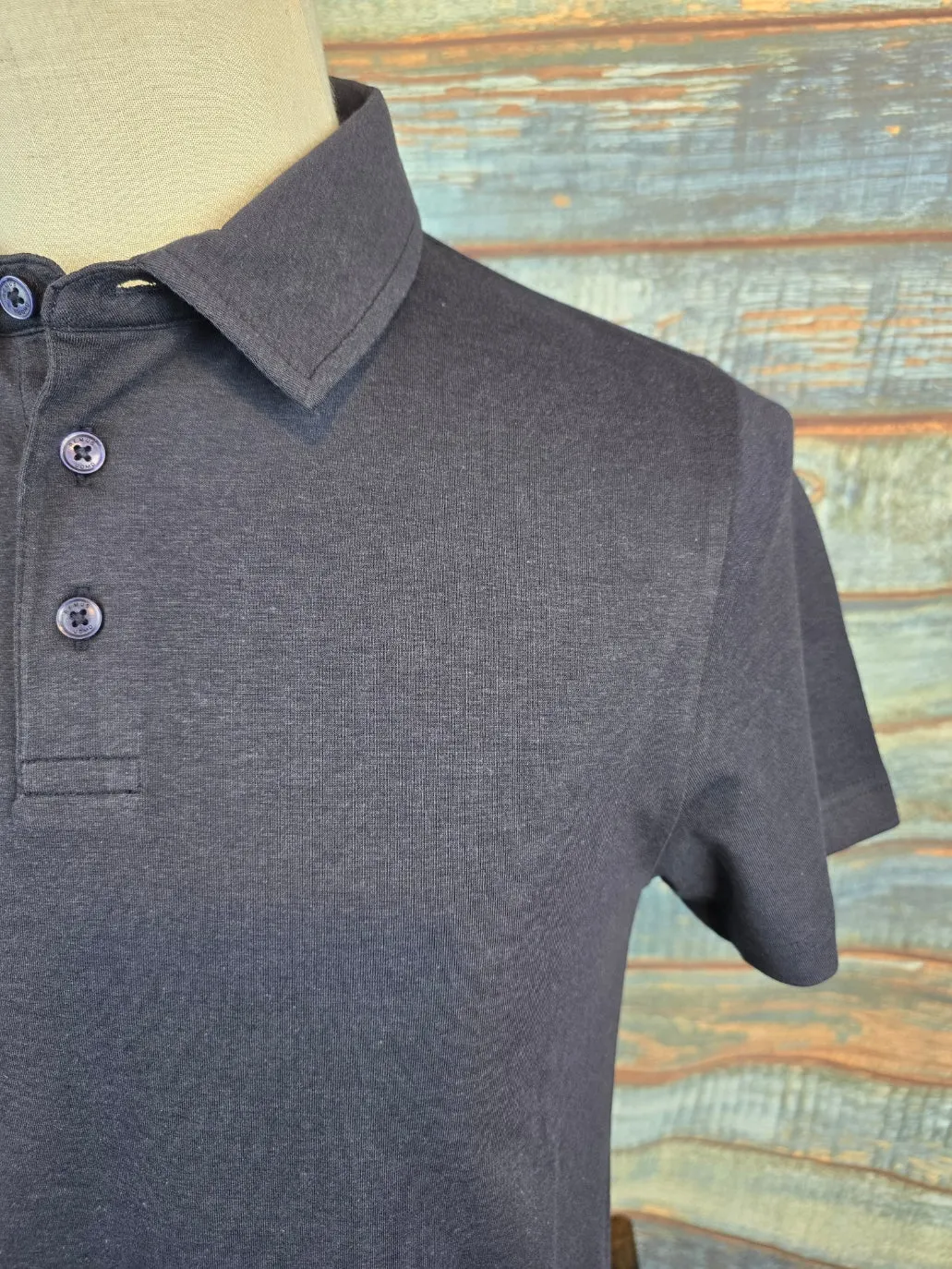Remus Uomo Regular Fit Tencel Short-Sleeve Polo Shirt