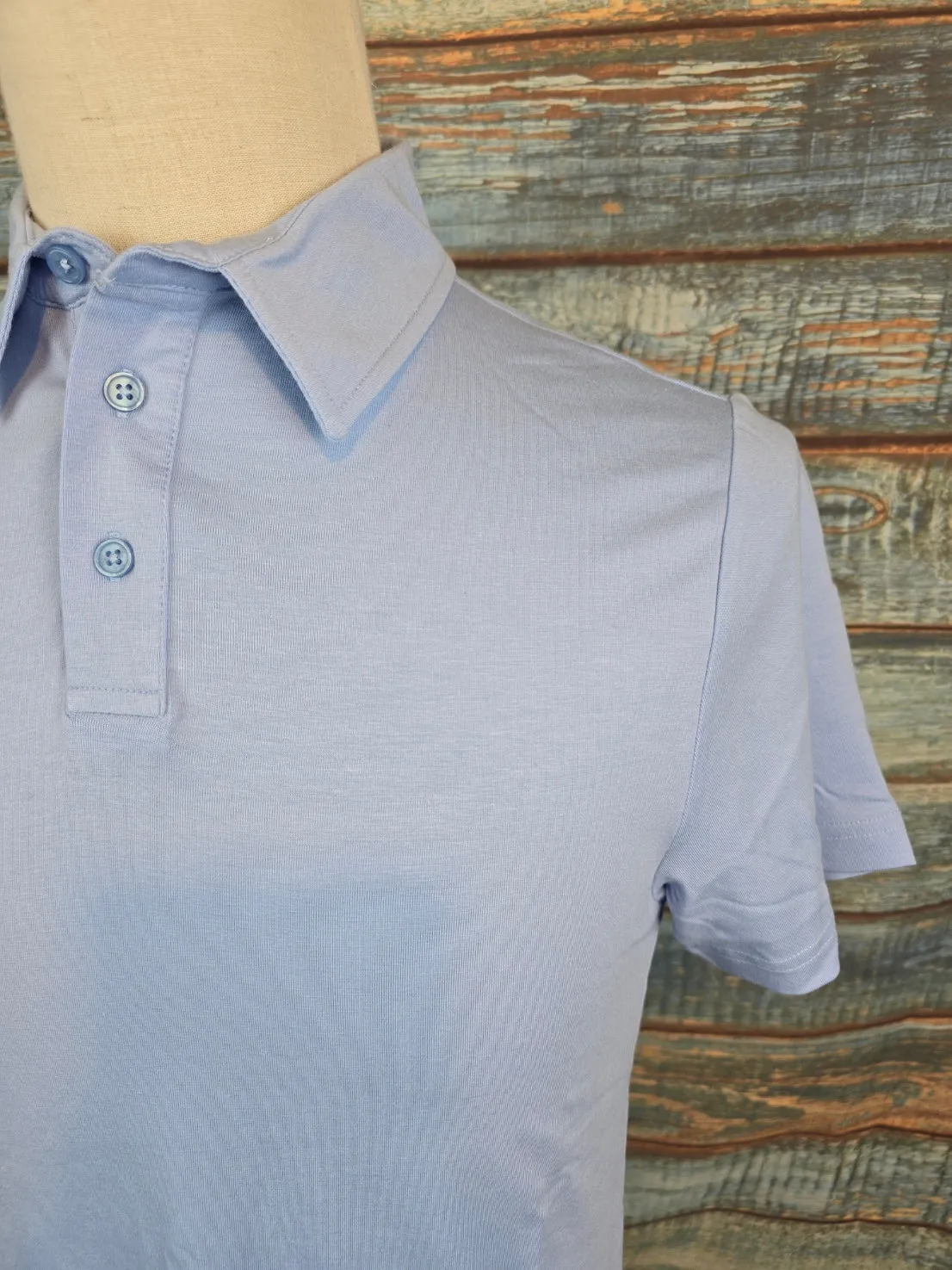 Remus Uomo Regular Fit Tencel Short-Sleeve Polo Shirt