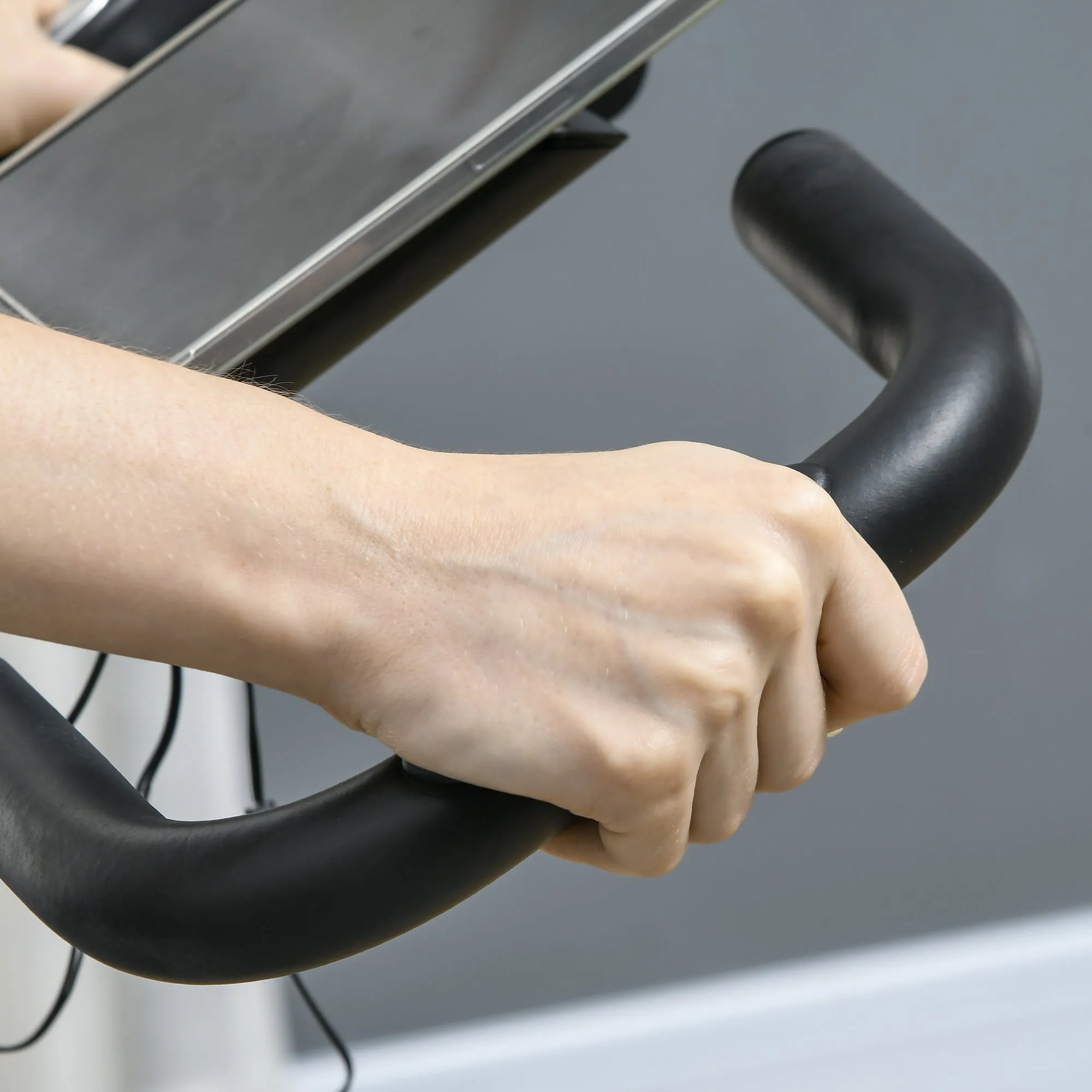 Rootz Foldable Home Trainer - Fitness Bike - Indoor Bicycle - 8-Level Magnetic Resistance - LCD Screen - 97cm x 43cm x 110cm