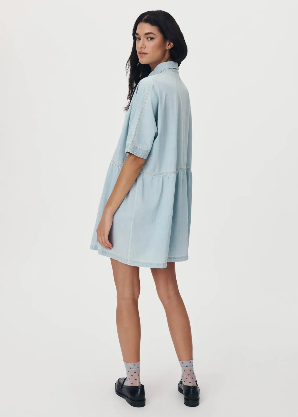 ROWIE Bailey Denim Dress - Azul