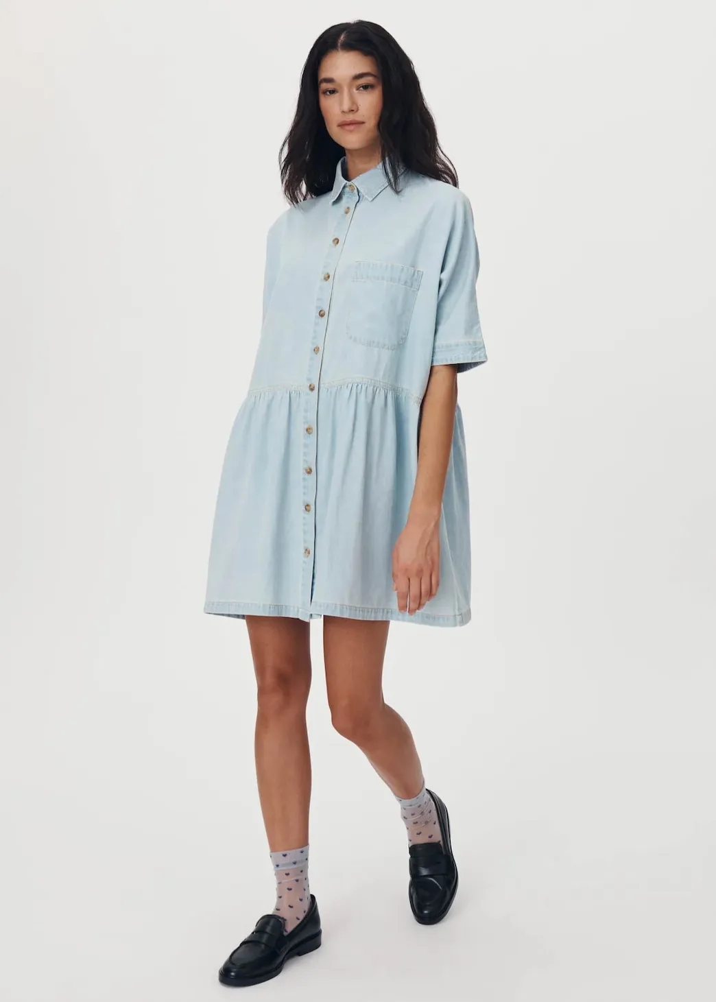 ROWIE Bailey Denim Dress - Azul