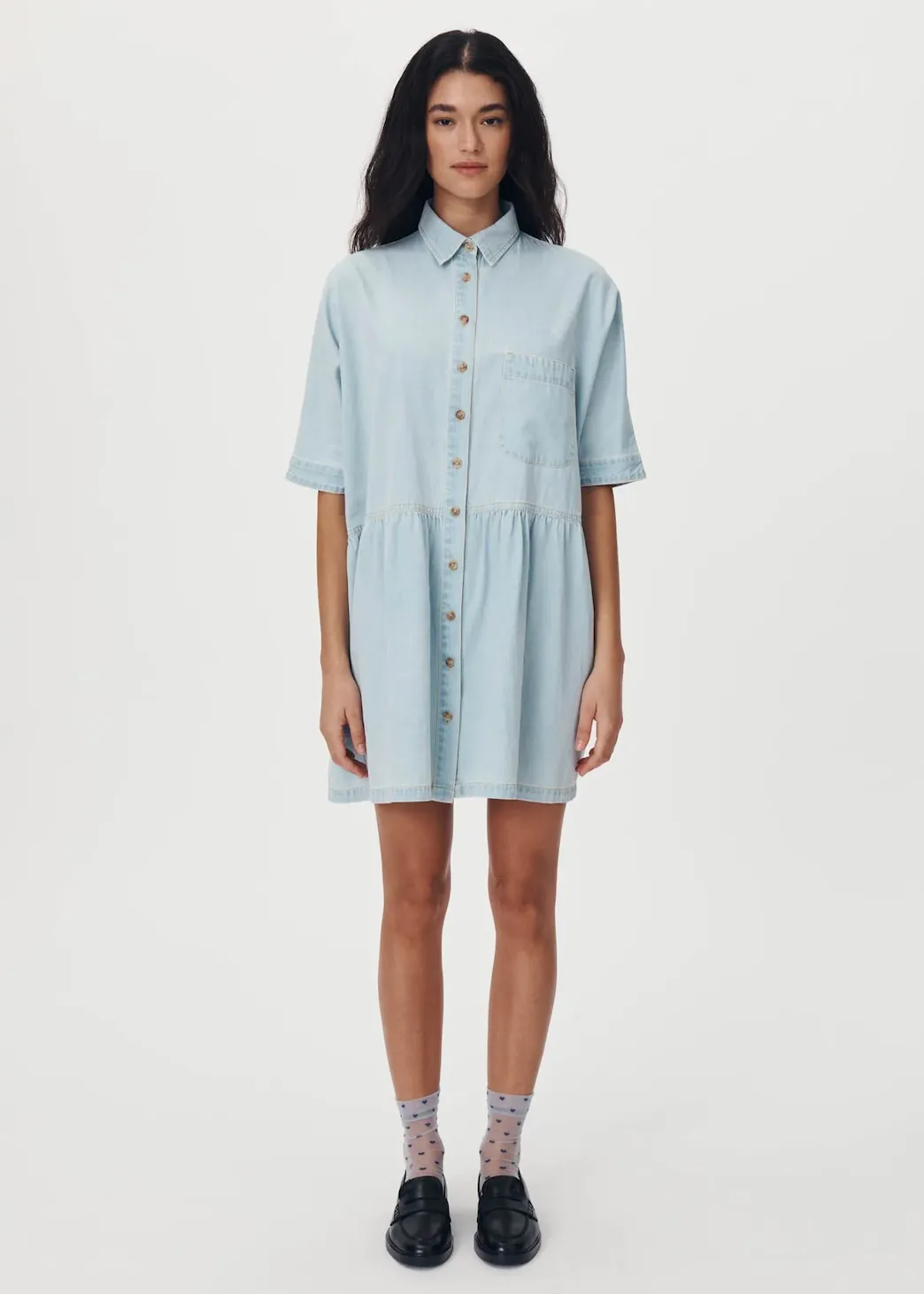 ROWIE Bailey Denim Dress - Azul
