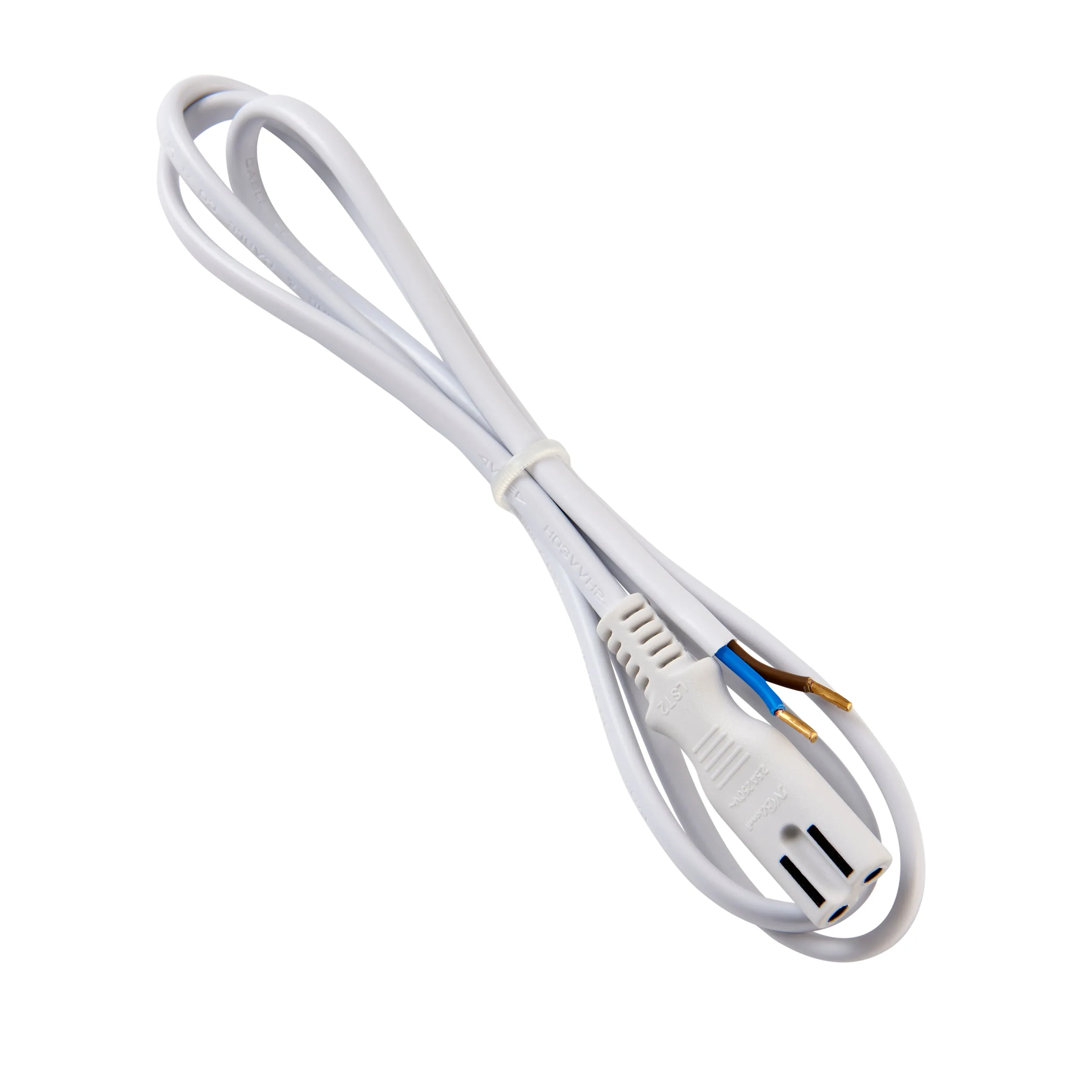 Saxby 91341 Sleek CCT power lead White pvc