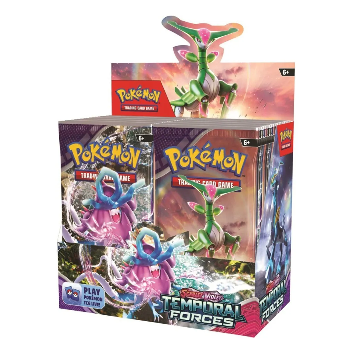 Scarlet & Violet Temporal Forces Booster Box X 6 POKEMON TCG