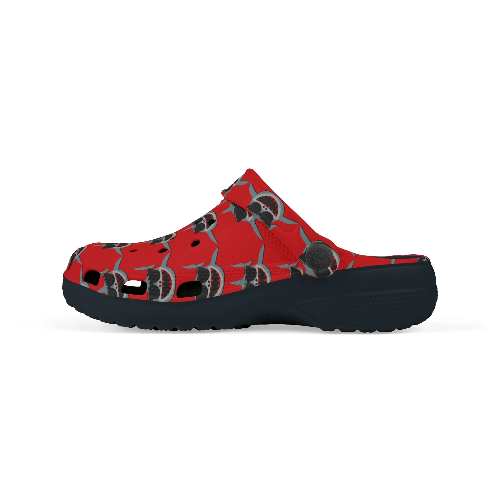 SHARKS! Summer or Pool Time Foam Crocs for Kids