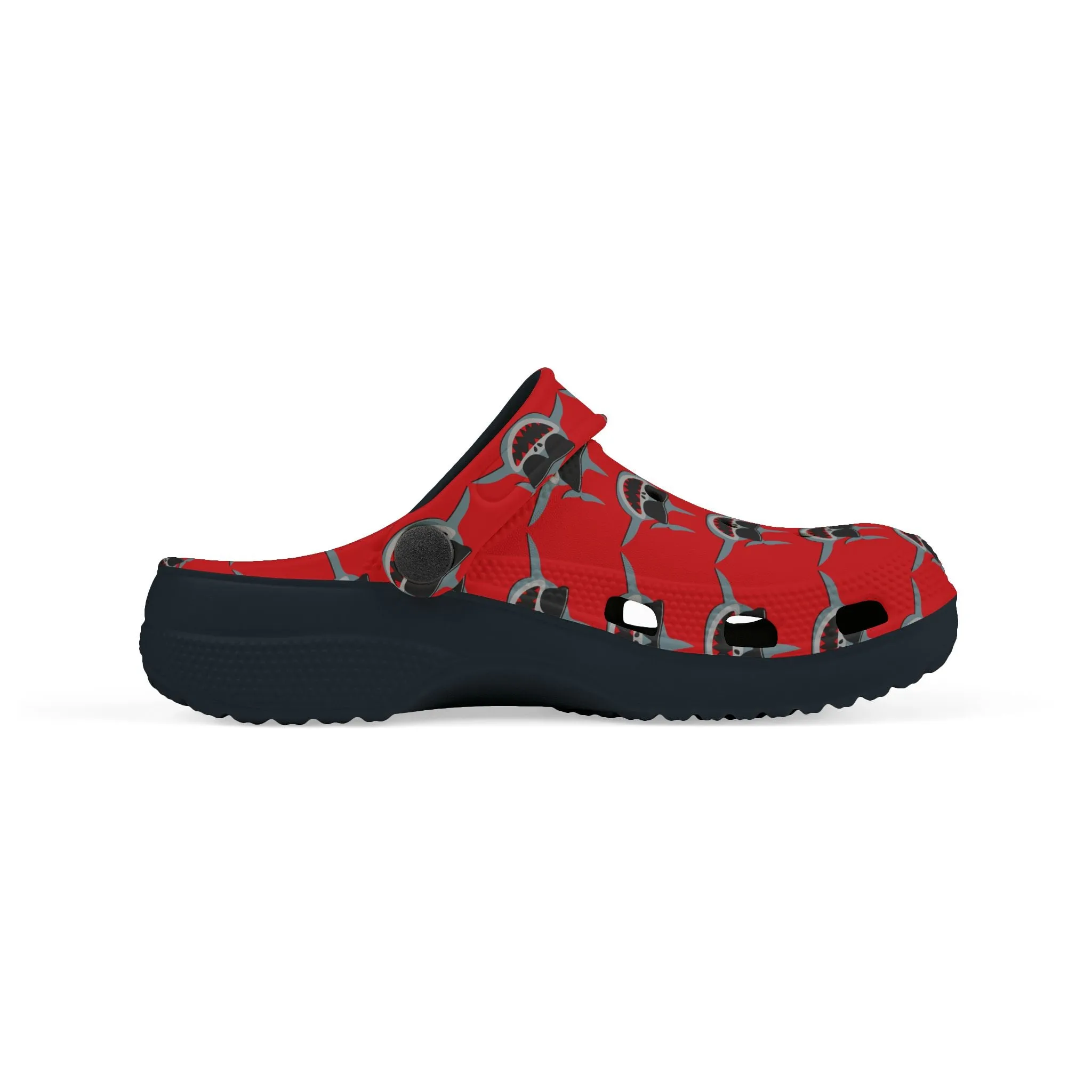 SHARKS! Summer or Pool Time Foam Crocs for Kids
