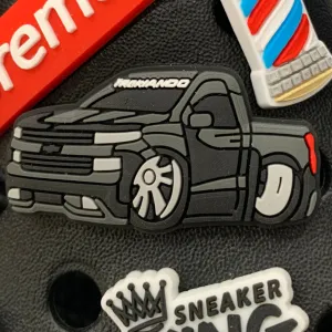 SHOE CHARM - MONSTER TRUCK CAR CHEVY SILVERADO