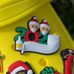 SHOE CHARMS - COVID CHRISTMAS