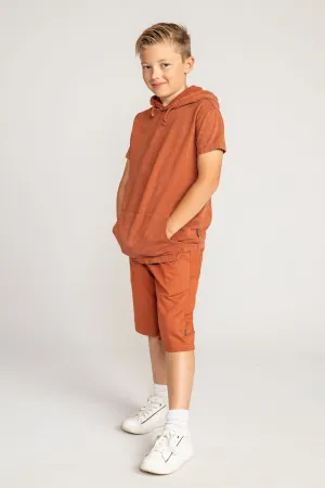 Short Sleeve Lounge Hoodie