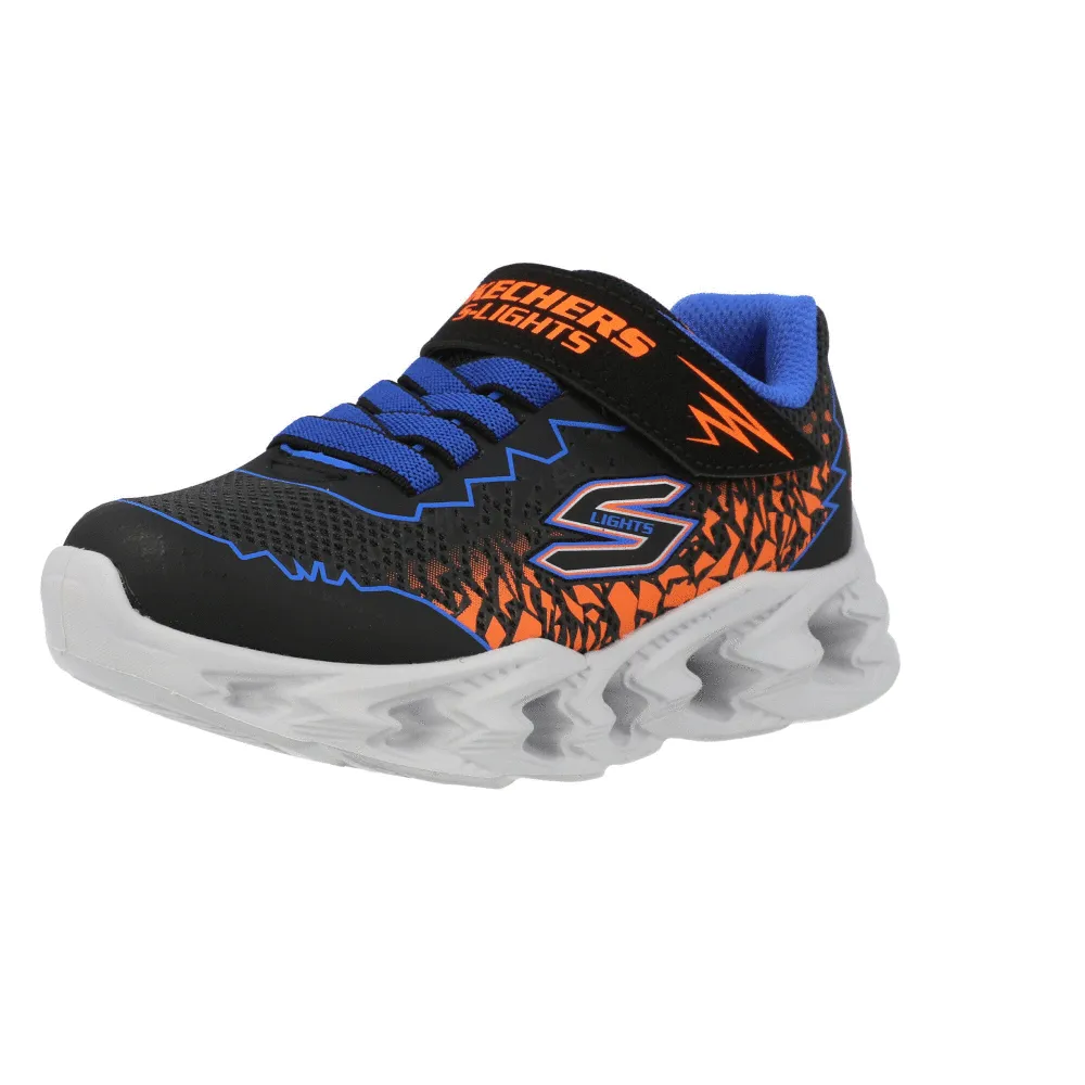 Skechers Vortex 2.0 Black Light-Up Sneakers