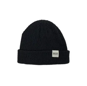 Snug Fisherman Beanie - Black