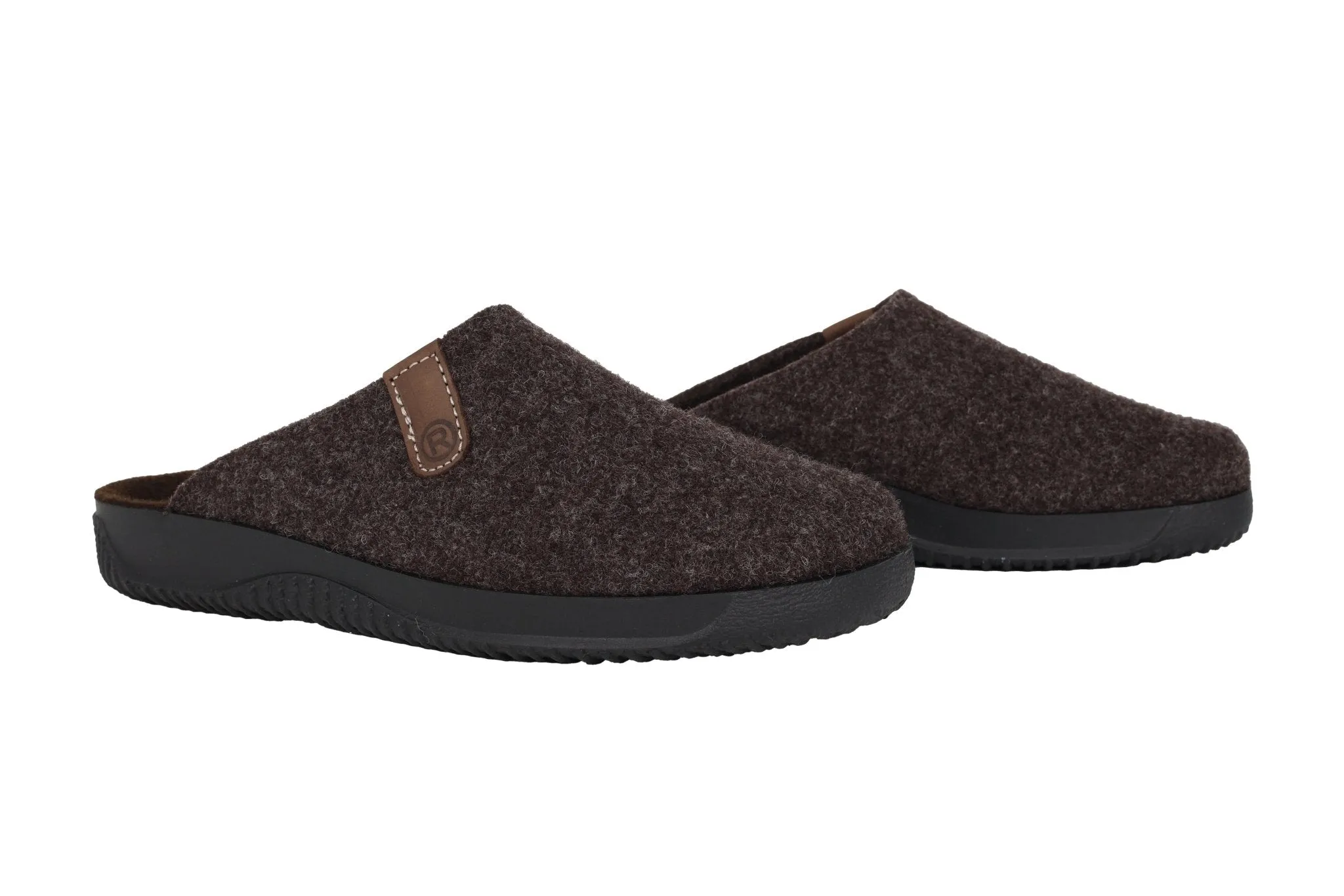 'Soltau-H' men's wide fit (H) homeslipper - Brown