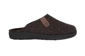 'Soltau-H' men's wide fit (H) homeslipper - Brown