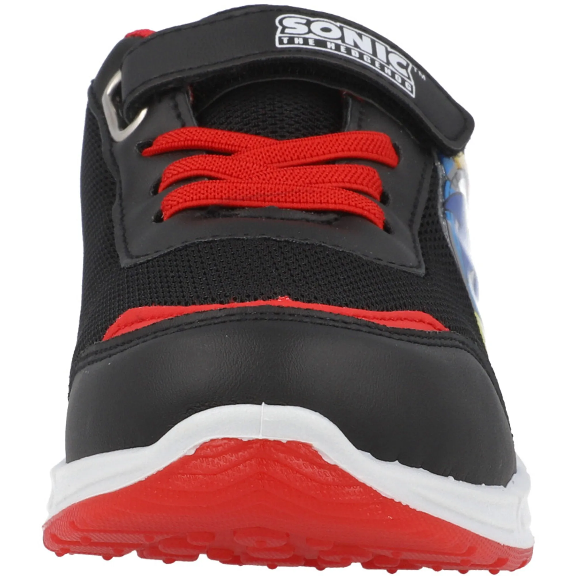 Sonic the Hedgehog Black Kids Trainers with Light-Up Heel