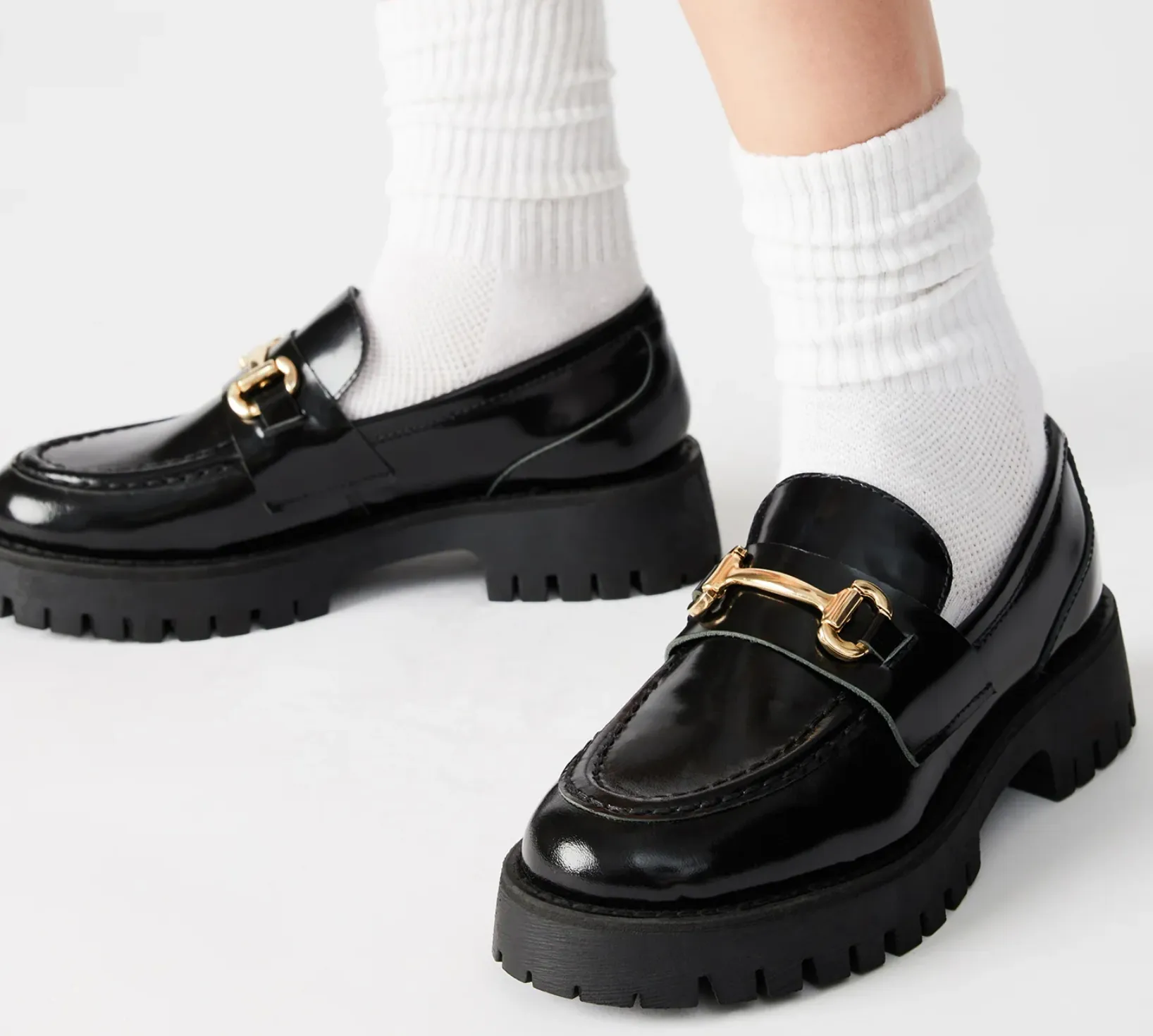 Steve Madden LANDO BLACK LEATHER
