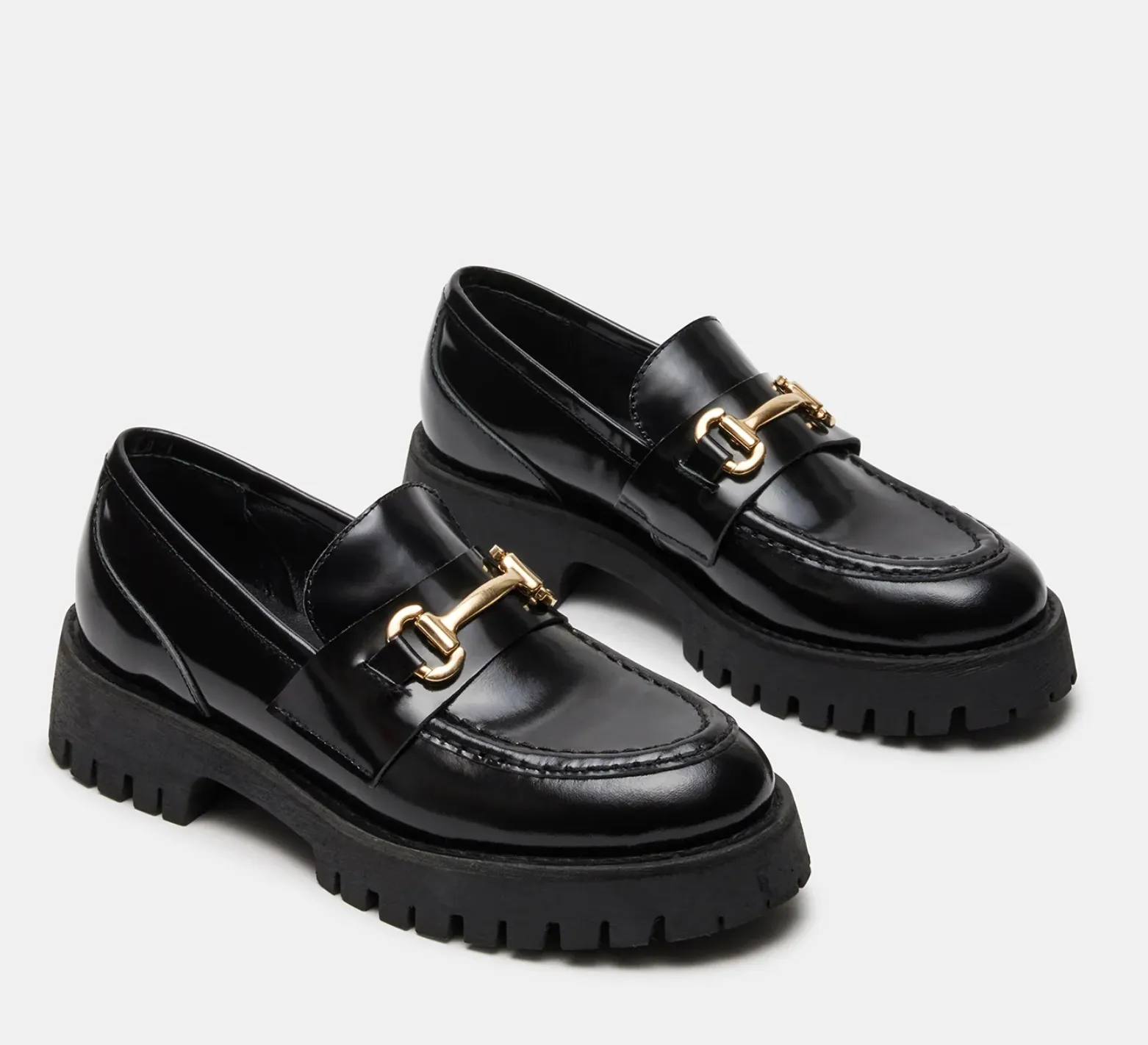 Steve Madden LANDO BLACK LEATHER