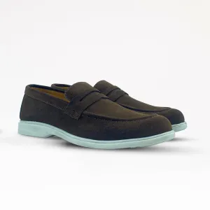 Suede Loafers Classic | Suede Loafer Shoes (Dark Brown)