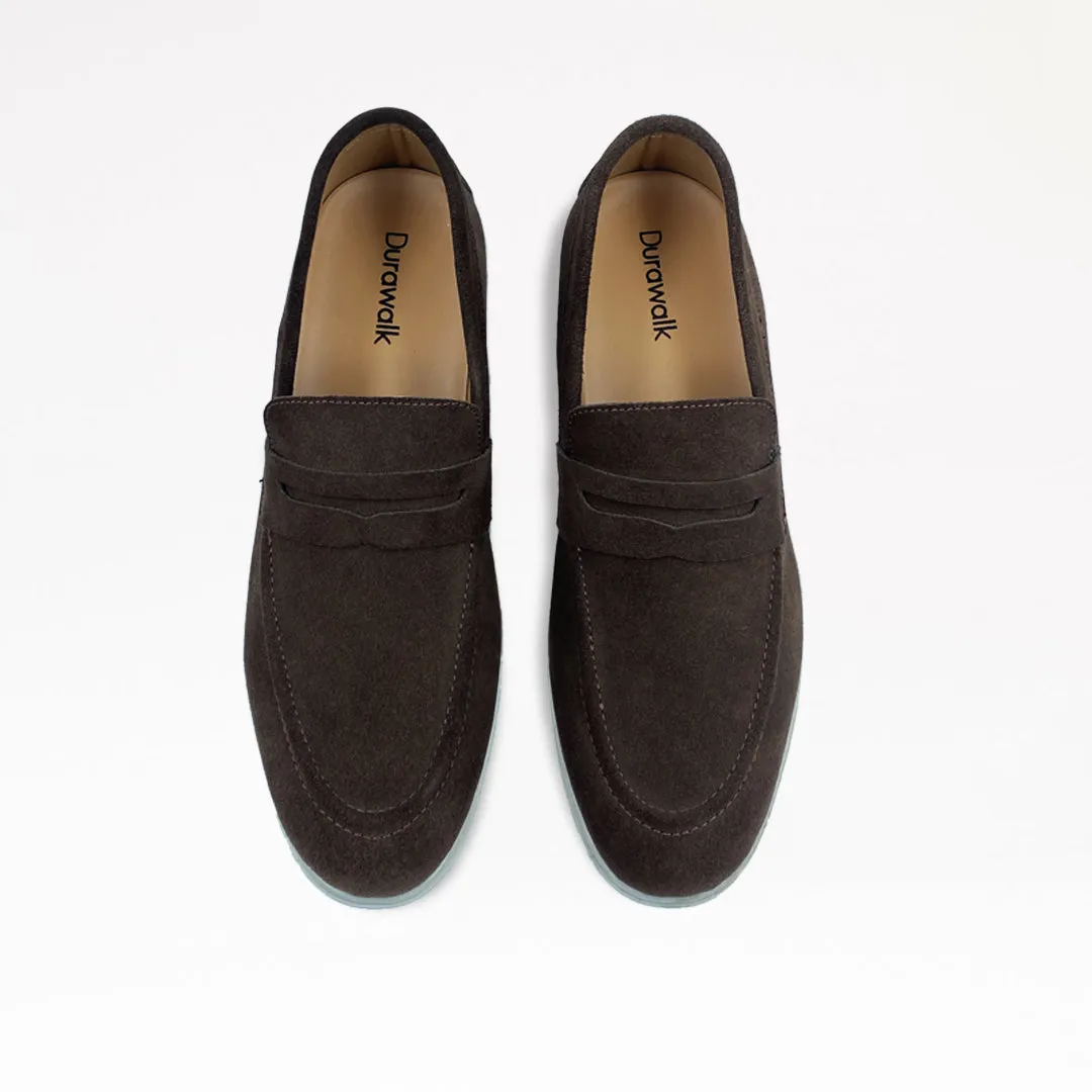 Suede Loafers Classic | Suede Loafer Shoes (Dark Brown)