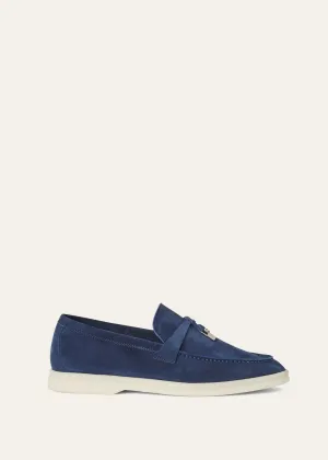 Summer Charms Walk in Dark Blue Suede