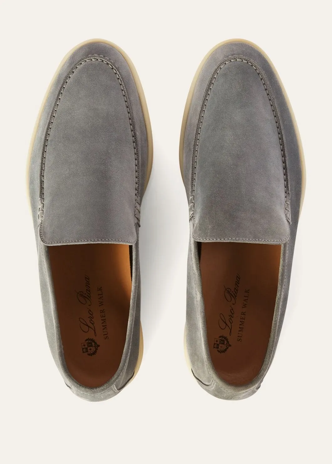 Summer Walk in Grey Suede for Men