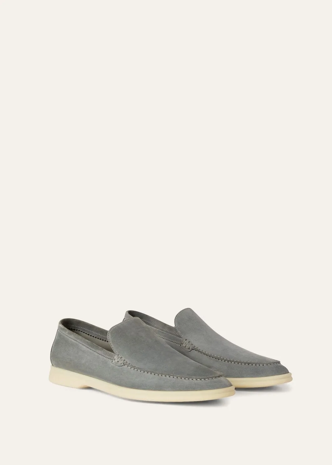Summer Walk in Grey Suede for Men